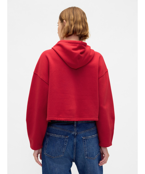 GAP（ギャップ）の「オーバーサイズ バレルスリーブ GAPロゴパーカー（パーカー・レディース・ブラック/アイボリー/ネイビー/レッド・XL/S/L/XS/M/XXS）」の18枚目の写真