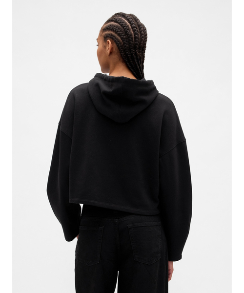 GAP（ギャップ）の「オーバーサイズ バレルスリーブ GAPロゴパーカー（パーカー・レディース・ブラック/アイボリー/ネイビー/レッド・XL/S/L/XS/M/XXS）」の19枚目の写真