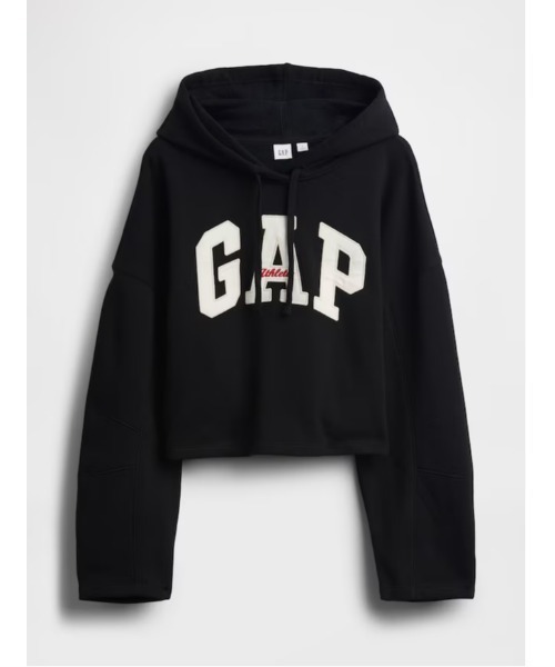 GAP（ギャップ）の「オーバーサイズ バレルスリーブ GAPロゴパーカー（パーカー・レディース・ブラック/アイボリー/ネイビー/レッド・XL/S/L/XS/M/XXS）」の5枚目の写真