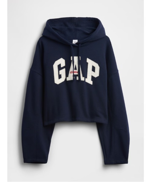 GAP（ギャップ）の「オーバーサイズ バレルスリーブ GAPロゴパーカー（パーカー・レディース・ブラック/アイボリー/ネイビー/レッド・XL/S/L/XS/M/XXS）」の7枚目の写真