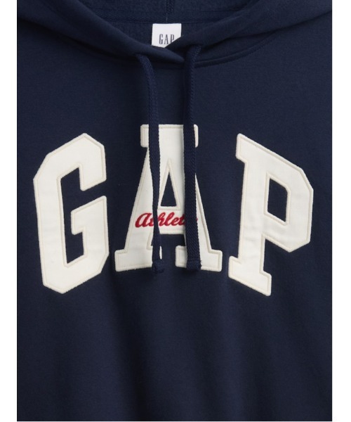 GAP（ギャップ）の「オーバーサイズ バレルスリーブ GAPロゴパーカー（パーカー・レディース・ブラック/アイボリー/ネイビー/レッド・XL/S/L/XS/M/XXS）」の9枚目の写真