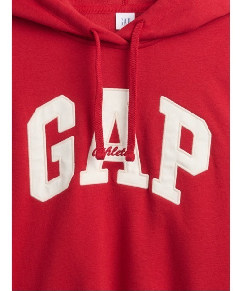GAP（ギャップ）の「オーバーサイズ バレルスリーブ GAPロゴパーカー（パーカー・レディース・ブラック/アイボリー/ネイビー/レッド・XL/S/L/XS/M/XXS）」の11枚目の写真