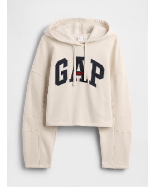 GAP（ギャップ）の「オーバーサイズ バレルスリーブ GAPロゴパーカー（パーカー・レディース・ブラック/アイボリー/ネイビー/レッド・XL/S/L/XS/M/XXS）」の8枚目の写真