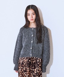 JEANASIS | 3Gリッチシャギーショートクルーカーディガン/629912(カーディガン/ボレロ)