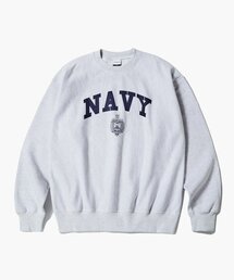 V.S.C SWEAT(NAVY)_1%MELANGE GRAY
