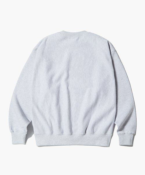 OUTSTANDING(アウトスタンディング)の「V.S.C SWEAT(NAVY)_1%MELANGE GRAY(スウェット・レディース・その他・SMALL)」の2枚目の写真
