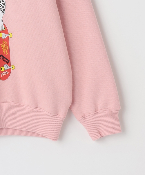 X-girl Stages(エックスガールステージス)の「ガール&ボーイイラストパーカー(パーカー・キッズ・ブラック/ピンク・140cm/100cm/110cm/90cm/120cm/130cm)」の7枚目の写真