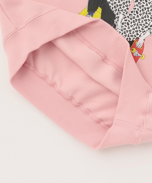 X-girl Stages(エックスガールステージス)の「ガール&ボーイイラストパーカー(パーカー・キッズ・ブラック/ピンク・140cm/100cm/110cm/90cm/120cm/130cm)」の8枚目の写真