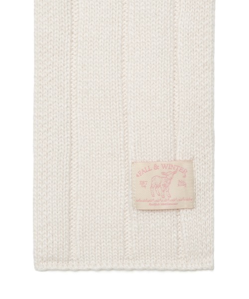 ROCKFISH WEATHERWEAR（ロックフィッシュウェザーウェア）の「DIAMOND CABLE BALACLAVA（マフラー・レディース・グレー/アイボリー/オリーブ/ラベンダー・FREE）」の12枚目の写真