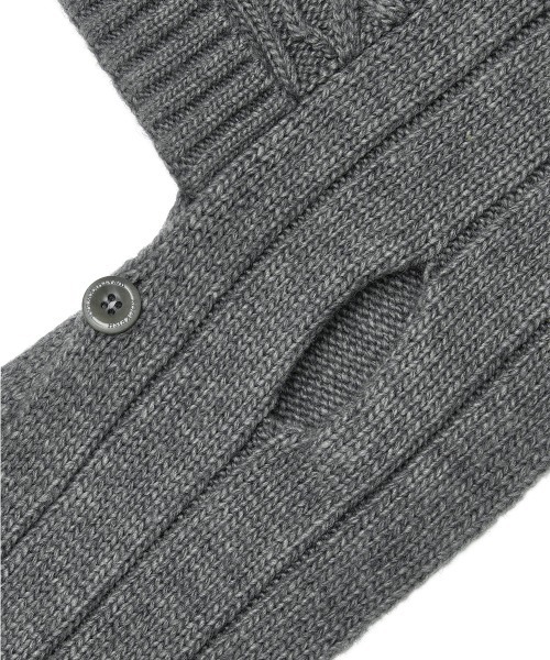 ROCKFISH WEATHERWEAR（ロックフィッシュウェザーウェア）の「DIAMOND CABLE BALACLAVA（マフラー・レディース・グレー/アイボリー/オリーブ/ラベンダー・FREE）」の20枚目の写真