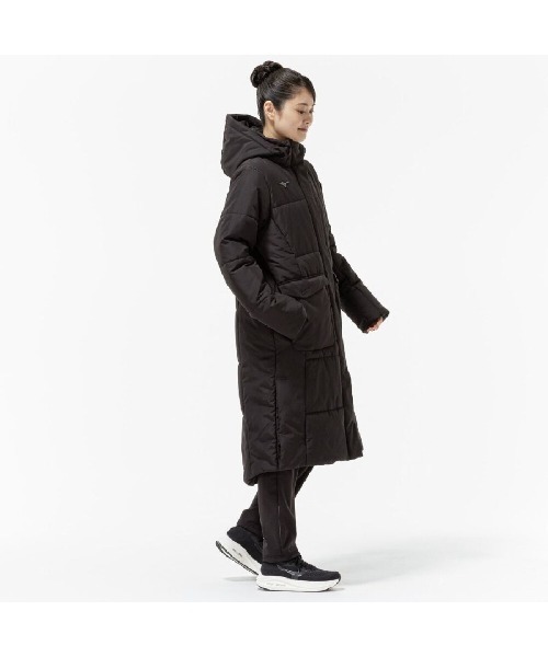 MIZUNO(ミズノ )の「ミズノ テックフィルブレスサーモロングコート(ダウンジャケット/コート・レディース・ブラック・S/M/L/XL)」の5枚目の写真