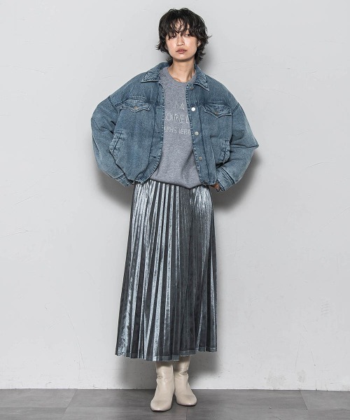 MAYSON GREY(メイソングレイ)の「【WEB限定】刺繍ロゴニットプルオーバー≪洗濯機で洗える≫(ニット/セーター・レディース・ライトグレー/ネイビー/ベージュ・M)」の20枚目の写真
