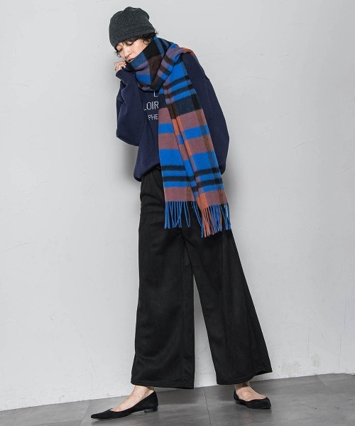MAYSON GREY(メイソングレイ)の「【WEB限定】刺繍ロゴニットプルオーバー≪洗濯機で洗える≫(ニット/セーター・レディース・ライトグレー/ネイビー/ベージュ・M)」の12枚目の写真