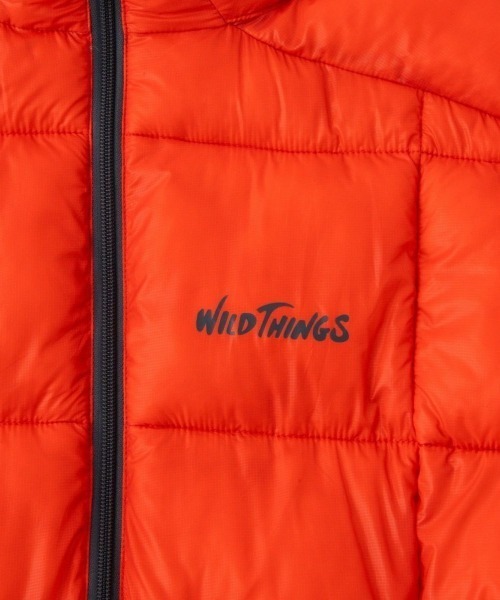 WILD THINGS（ワイルドシングス）の「WILD THINGS BIVOUAC LOFT JACKET（ワイルドシングス ビバーク ロフトジャケット）（ダウンジャケット/コート・メンズ・ブラック/レッド系・X-SMALL/SMALL/MEDIUM/LARGE/X-LARGE）」の4枚目の写真