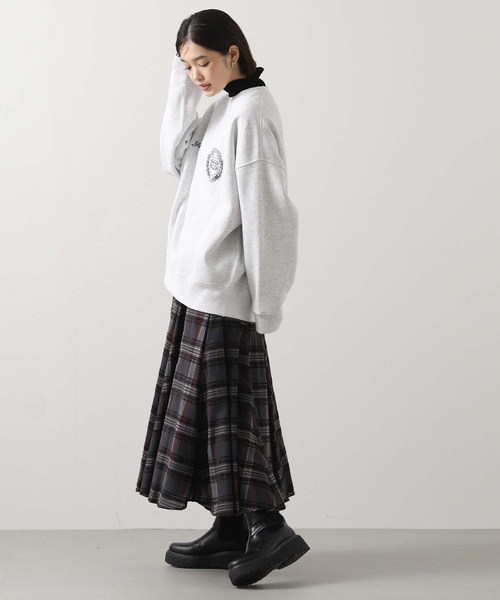 セール】モールチェックウールリブスカート（スカート）｜Gready