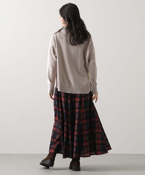セール】モールチェックウールリブスカート（スカート）｜Gready