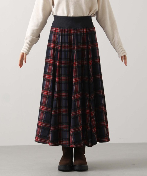 セール】モールチェックウールリブスカート（スカート）｜Gready