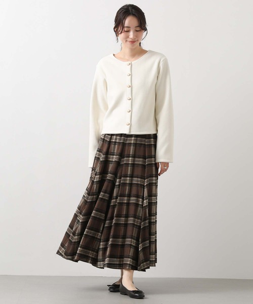 セール】モールチェックウールリブスカート（スカート）｜Gready