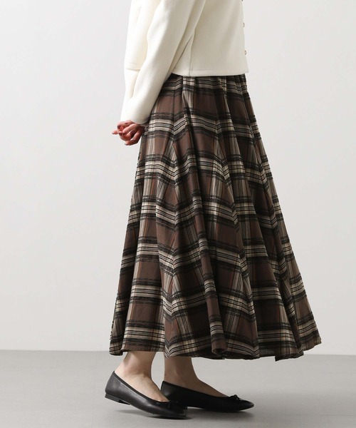 セール】モールチェックウールリブスカート（スカート）｜Gready