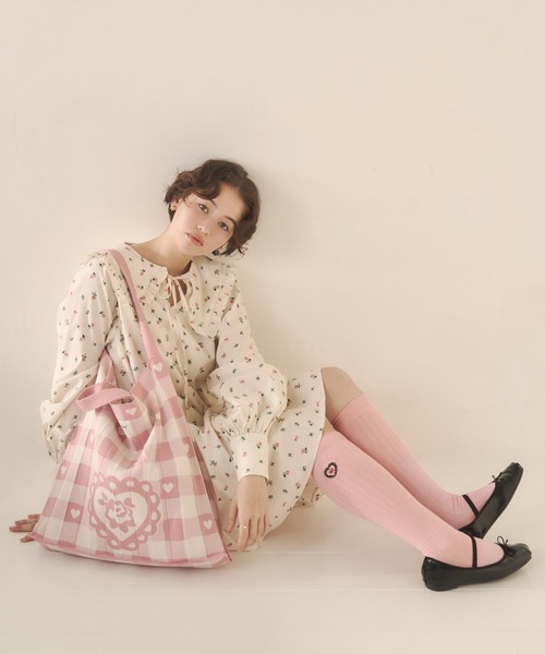 Cath Kidston（キャスキッドソン）の「セーラーミニワンピース Lace Springs（ワンピース・レディース・ダークグリーン/アイボリー・FREE）」の17枚目の写真