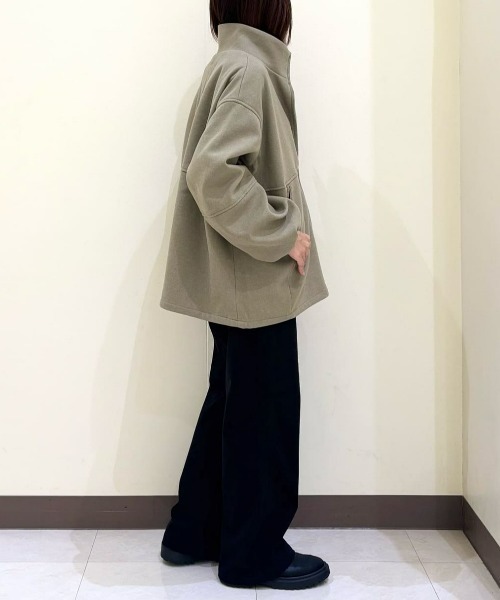 EDWIN（エドウィン）の「【EDWIN】BODY FIRE イージーワイドパンツ (裏起毛素材 / リラックスシルエット / 発熱効果)（その他パンツ・レディース・ブラック・XS/S/M/L/XL）」の5枚目の写真