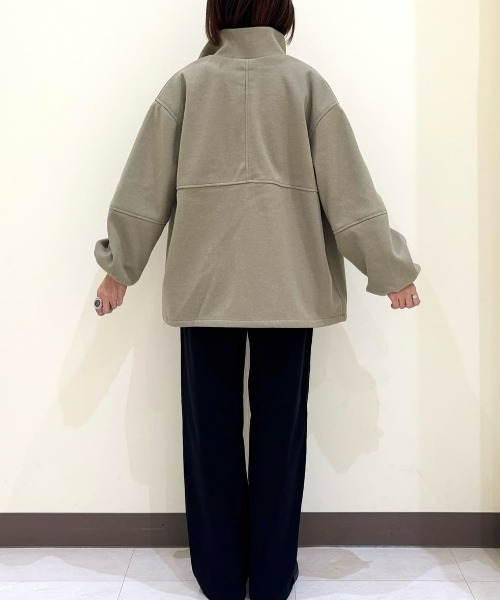 EDWIN（エドウィン）の「【EDWIN】BODY FIRE イージーワイドパンツ (裏起毛素材 / リラックスシルエット / 発熱効果)（その他パンツ・レディース・ブラック・XS/S/M/L/XL）」の6枚目の写真