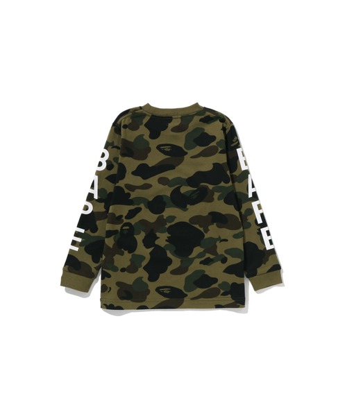 A BATHING APE（アベイシングエイプ）の「1ST CAMO LS TEE（Tシャツ/カットソー・キッズ・グリーン/イエロー・140/130/100/110）」の5枚目の写真