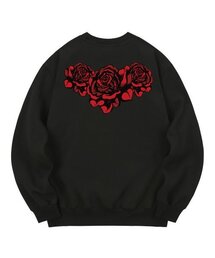 KMB0026 ローズブラッド 裏起毛マンツーマン - ブラック