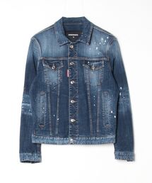 DSQUARED2（ディースクエアード）の「Dan Jean Jacket Medium Easy Red Spots Wash/0261（デニムジャケット）」