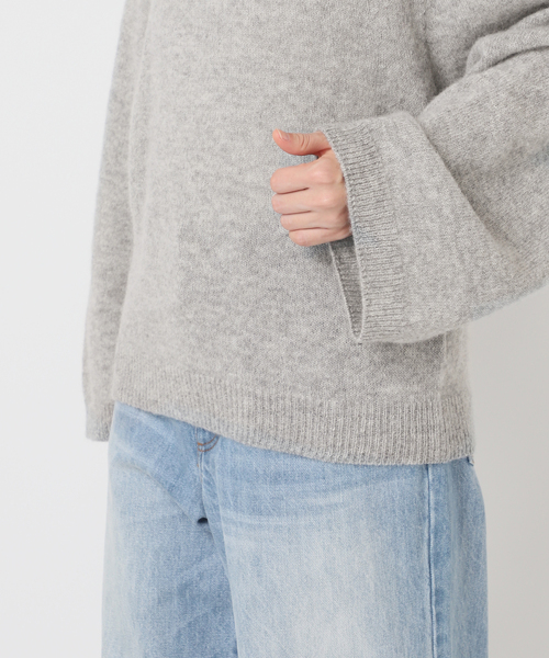 追加》Baby Alpaca ラグラン プルオーバー（ニット/セーター）｜Plage