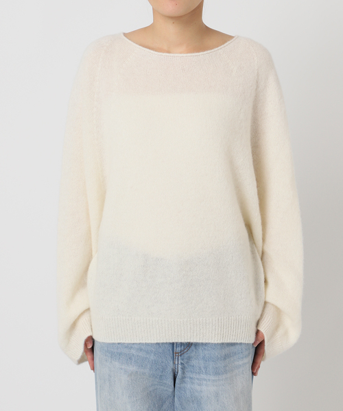 追加》Baby Alpaca ラグラン プルオーバー（ニット/セーター）｜Plage