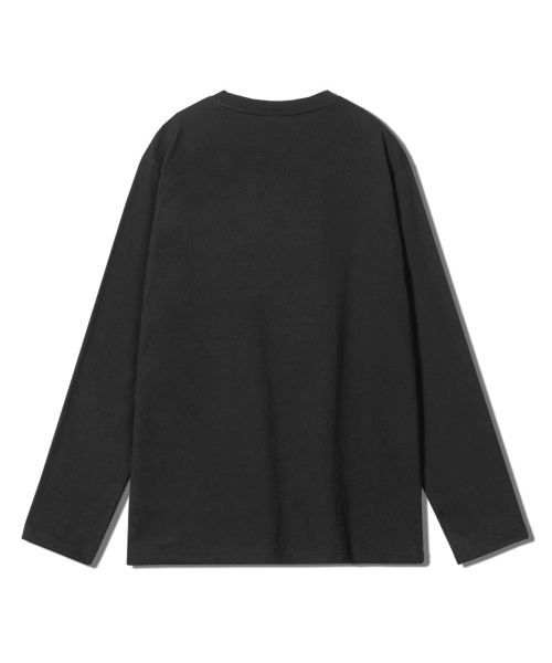 GRANFINNY(グランフィニ)の「ベーシックロングスリーブ-ブラック(Tシャツ/カットソー・レディース・ブラック・LARGE/X-LARGE/MEDIUM)」の2枚目の写真