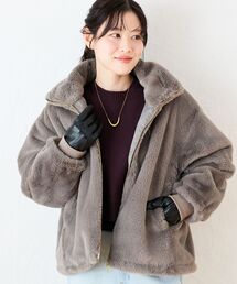 le.coeur blanc | フェイクファーブルゾン(ブルゾン)