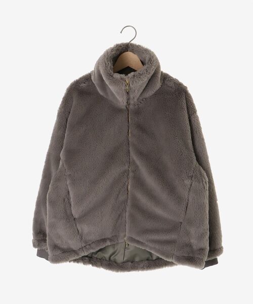 le.coeur blanc(ルクールブラン)の「フェイクファーブルゾン(ブルゾン・レディース・ブラウン/グレー/グレイッシュベージュ・38)」の22枚目の写真