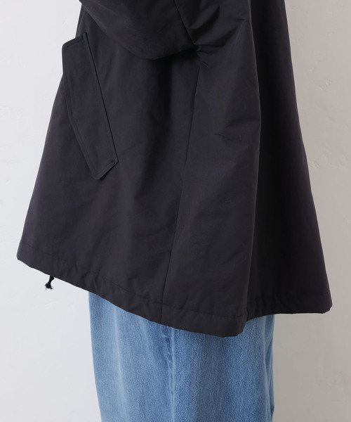 JOURNAL STANDARD LUXE（ジャーナルスタンダード　ラックス）の「ウェザー スタンドカラーハーフコート（その他アウター・レディース・ブラック/カーキ・FREE）」の10枚目の写真