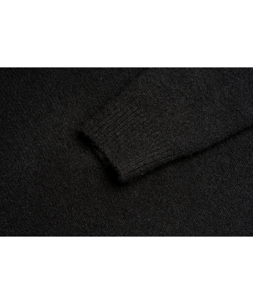 CONNECT KINLOCH（コネクトキンロック）の「デイリークルーネックニット[ブラック]（ニット/セーター・メンズ・ブラック・SMALL/MEDIUM/LARGE）」の4枚目の写真