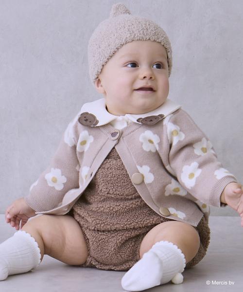 セール】【dick bruna】花柄ニットカーディガン（その他ベビーウェア