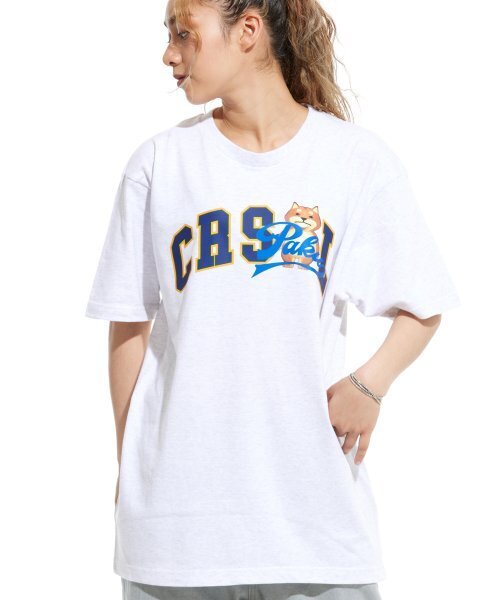 CREAM SODA LAB(クリームソーダラボ)の「マルチアーク半袖Tシャツライトグレー/ブルー(Tシャツ/カットソー・メンズ・その他・X-LARGE/XX-LARGE/LARGE/MEDIUM)」の7枚目の写真