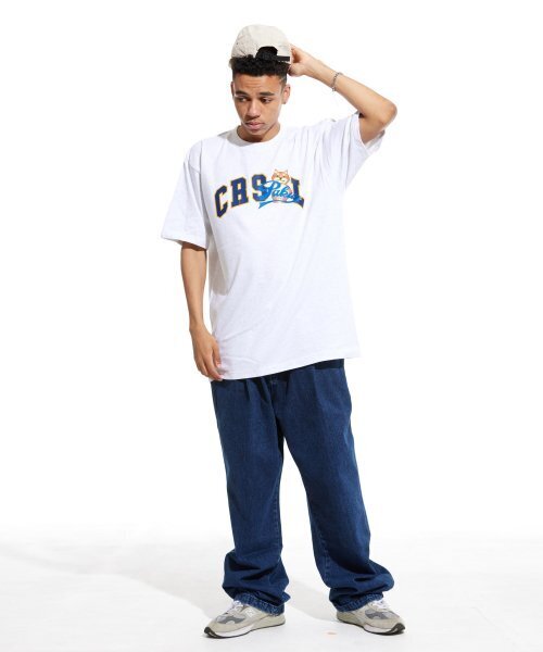 CREAM SODA LAB(クリームソーダラボ)の「マルチアーク半袖Tシャツライトグレー/ブルー(Tシャツ/カットソー・メンズ・その他・X-LARGE/XX-LARGE/LARGE/MEDIUM)」の10枚目の写真
