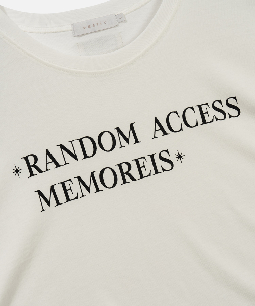 VASTIC(バスティック)の「R. A. M Tシャツ_ホワイト(Tシャツ/カットソー・メンズ・その他・LARGE/MEDIUM)」の4枚目の写真