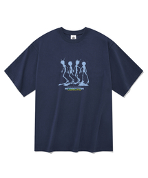アンノウン 半袖Tシャツ ネイビー