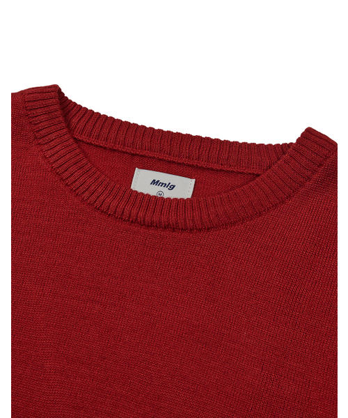 MMLG（エムエムエルジー）の「[Mmlg] MM AUTHENTIC KNIT (RED)（ニット/セーター・レディース・その他・SMALL/MEDIUM/LARGE/X-LARGE）」の3枚目の写真