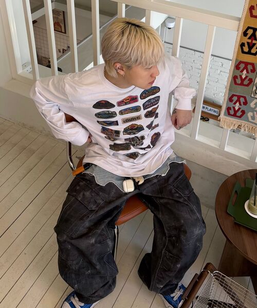 DURTの「WESTERN PATCH LONG SLEEVE TEE (WHITE)(Tシャツ/カットソー・レディース・その他・X-LARGE/LARGE/MEDIUM/SMALL)」の11枚目の写真