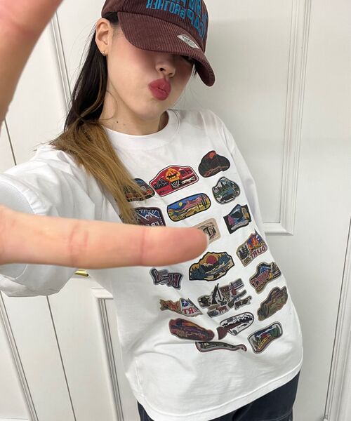 DURTの「WESTERN PATCH LONG SLEEVE TEE (WHITE)(Tシャツ/カットソー・レディース・その他・X-LARGE/LARGE/MEDIUM/SMALL)」の9枚目の写真