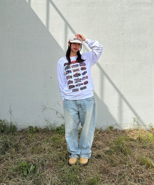 DURTの「WESTERN PATCH LONG SLEEVE TEE (WHITE)(Tシャツ/カットソー・レディース・その他・X-LARGE/LARGE/MEDIUM/SMALL)」の3枚目の写真