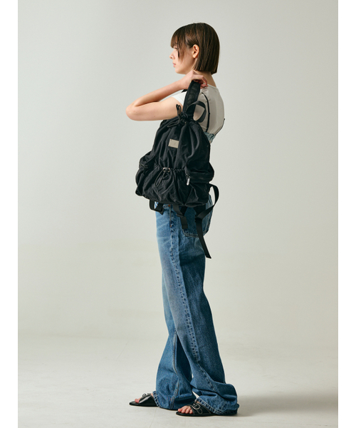 Salad bowls（サラダボール）の「LIGHT STREET SMALL BACKPACK [BLACK]（バックパック/リュック・レディース・ブラック・FREE）」の2枚目の写真