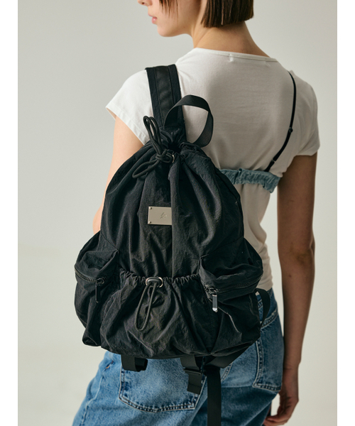 Salad bowls（サラダボール）の「LIGHT STREET SMALL BACKPACK [BLACK]（バックパック/リュック・レディース・ブラック・FREE）」の3枚目の写真