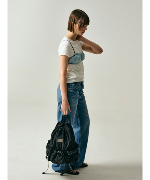 Salad bowls（サラダボール）の「LIGHT STREET SMALL BACKPACK [BLACK]（バックパック/リュック・レディース・ブラック・FREE）」の7枚目の写真