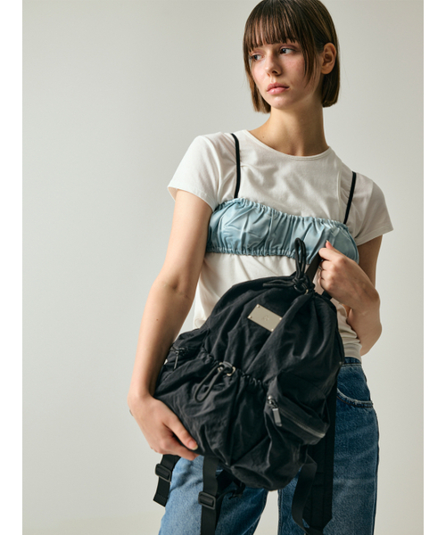 Salad bowls（サラダボール）の「LIGHT STREET SMALL BACKPACK [BLACK]（バックパック/リュック・レディース・ブラック・FREE）」の9枚目の写真