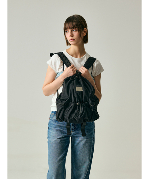 Salad bowls（サラダボール）の「LIGHT STREET SMALL BACKPACK [BLACK]（バックパック/リュック・レディース・ブラック・FREE）」の12枚目の写真